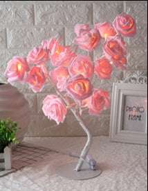 Stylish rose tree LED lamp for cozy home decor
