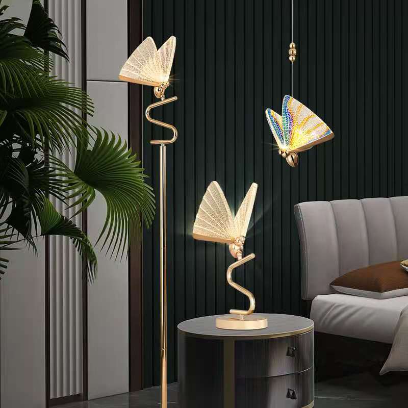 Artistic Butterfly Chandelier Poetic Indoor Lighting Decor
