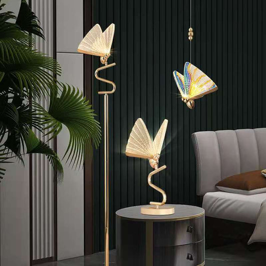 Artistic Butterfly Chandelier Poetic Indoor Lighting Decor