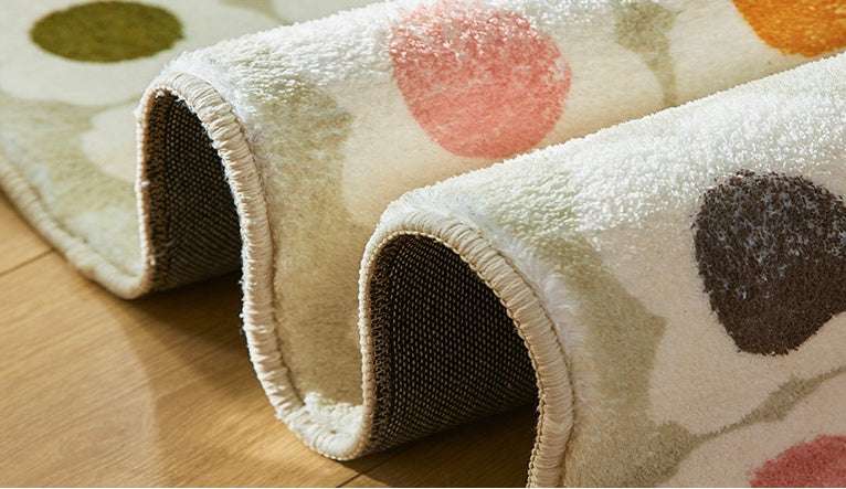 Soft fluffy carpet in small living room space

