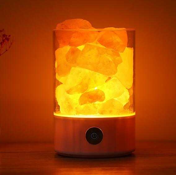 
Natural Himalayan salt crystal lamp USB powered
