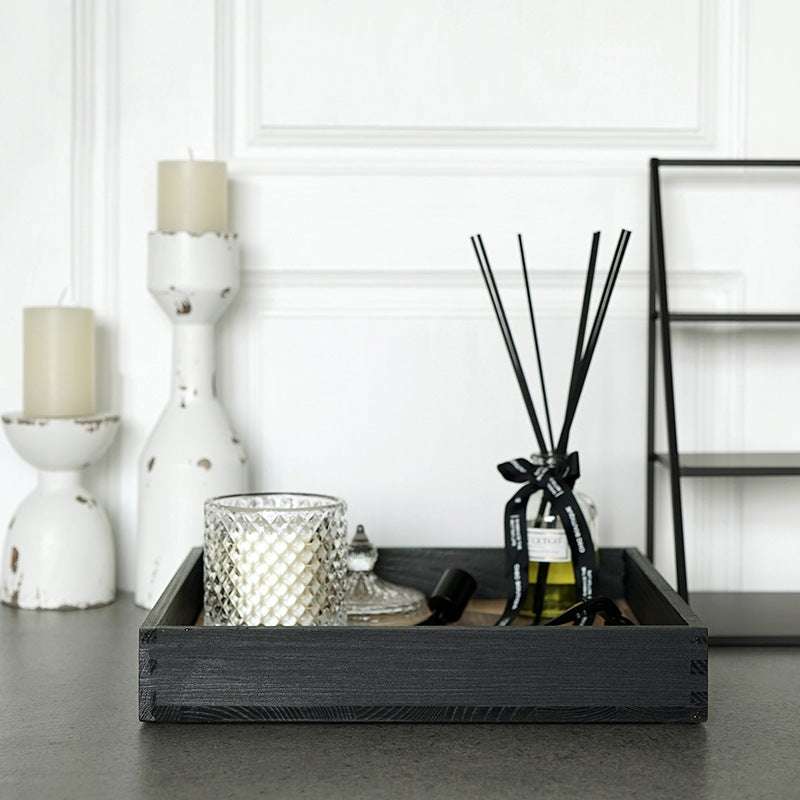 Scandinavian tray with model room mirror for bedroom

`