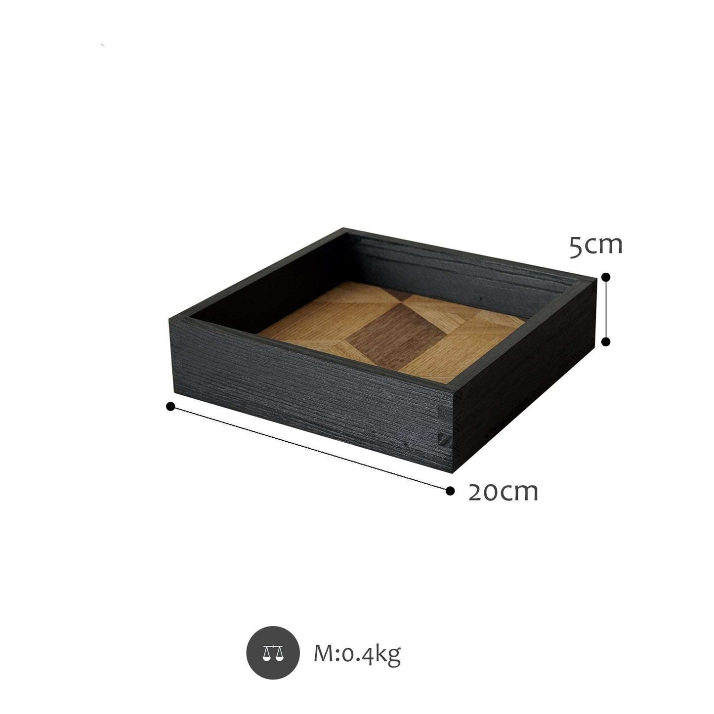 Organizing tray Scandinavian style for keys and small items

