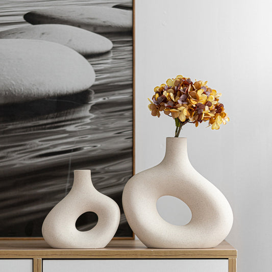 Ceramic Decorative Vases for Living Room Display Cabinet Modern Home Ornaments