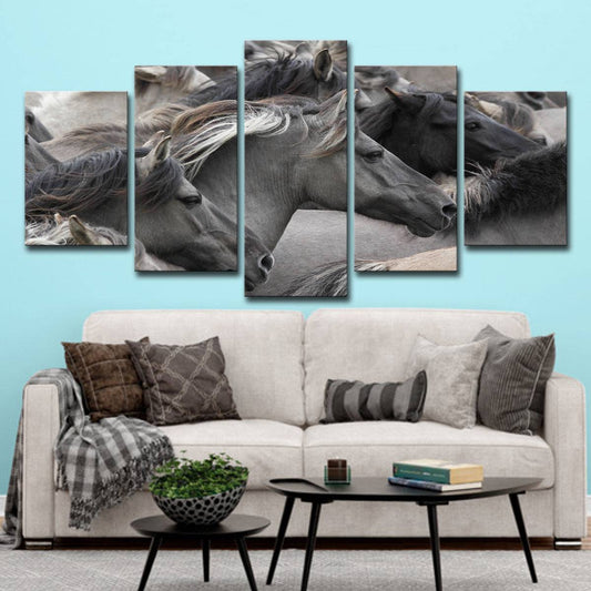 
Modern horse wall art for living room
