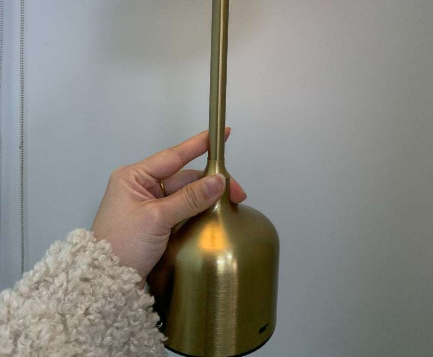 Color-changing LumaLight™ LED lamp for bedroom ambiance

