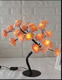 ED Tree Lamp Rose Small Tree Lamp modeling lamp with warm light
