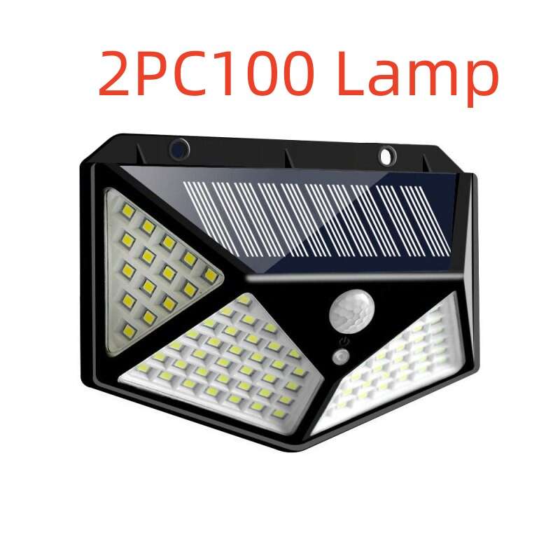 LED Solar Wall Light for Outdoor Garden with motion sensor and waterproof design. Energy-saving lamp ideal for patio, driveway, and backyard use.
