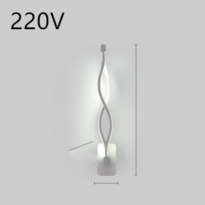 Modern Nordic LED Wall Light – Minimalist Bedroom Bedside Lamp